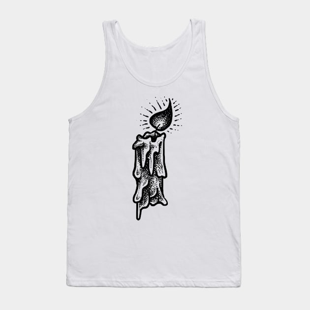 Candle Tank Top by sebrodbrick